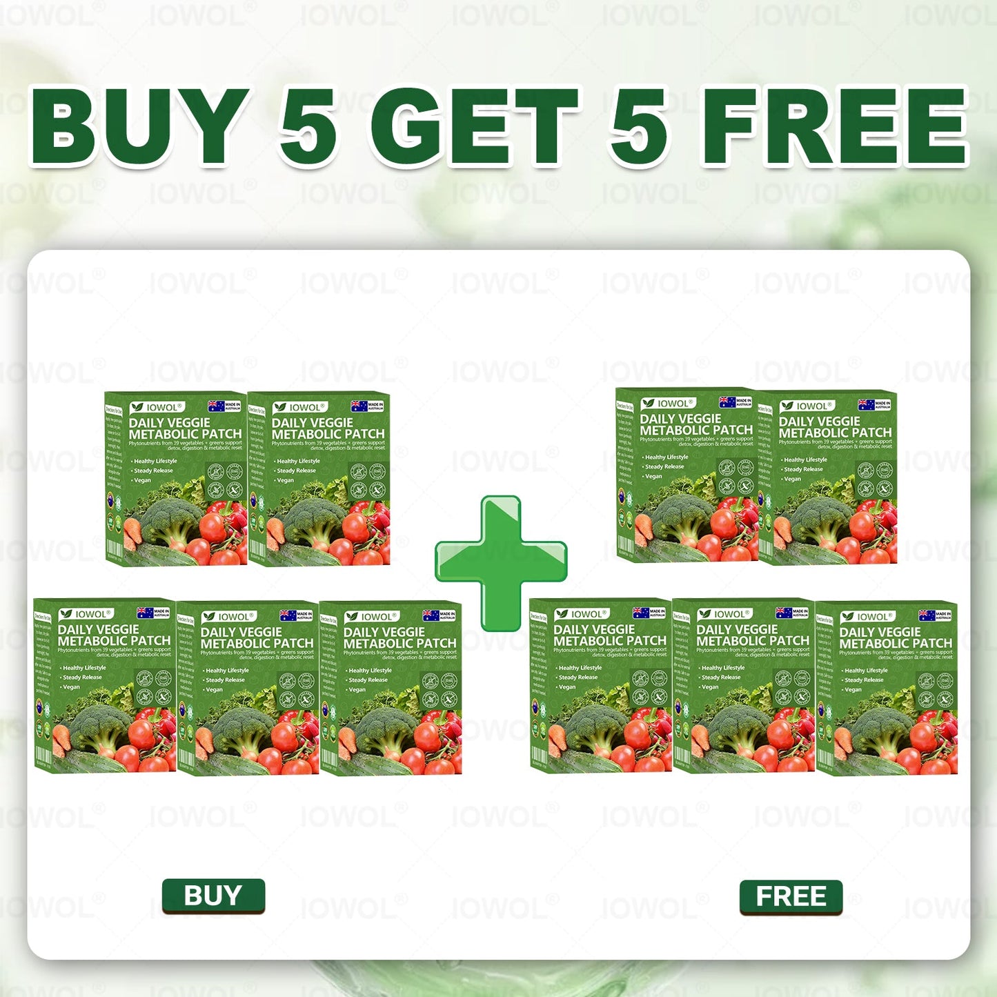 🥦𝐎𝐟𝐟𝐢𝐜𝐢𝐚𝐥 𝐒𝐭𝐨𝐫𝐞 | 𝐈𝐎𝐖𝐎𝐋® 𝐃𝐚𝐢𝐥𝐲 𝐕𝐞𝐠𝐞𝐭𝐚𝐛𝐥𝐞 𝐌𝐞𝐭𝐚𝐛𝐨𝐥𝐢𝐜 𝐏𝐚𝐭𝐜𝐡 𝐮𝐬𝐞𝐬 𝐨𝐫𝐠𝐚𝐧𝐢𝐜 𝐯𝐞𝐠𝐞𝐭𝐚𝐛𝐥𝐞 𝐞𝐱𝐭𝐫𝐚𝐜𝐭𝐬 𝐚𝐧𝐝 𝐩𝐡𝐲𝐭𝐨𝐧𝐮𝐭𝐫𝐢𝐞𝐧𝐭𝐬 𝐟𝐫𝐨𝐦 𝟑𝟗 𝐯𝐞𝐠𝐞𝐭𝐚𝐛𝐥𝐞𝐬 + 𝐠𝐫𝐞𝐞𝐧𝐬 𝐭𝐨 𝐬𝐮𝐩𝐩𝐨𝐫𝐭 𝐝𝐞𝐭𝐨𝐱, 𝐝𝐢𝐠𝐞𝐬𝐭𝐢𝐨𝐧 & 𝐦𝐞𝐭𝐚𝐛𝐨𝐥𝐢𝐜 𝐫𝐞𝐬𝐞𝐭, 𝐚𝐧𝐝 𝐛𝐨𝐨𝐬𝐭 𝐞𝐧𝐞𝐫𝐠𝐲 𝐟𝐨𝐫 𝐚𝐥𝐥-𝐝𝐚𝐲 𝐰𝐞𝐥𝐥𝐧𝐞𝐬𝐬.