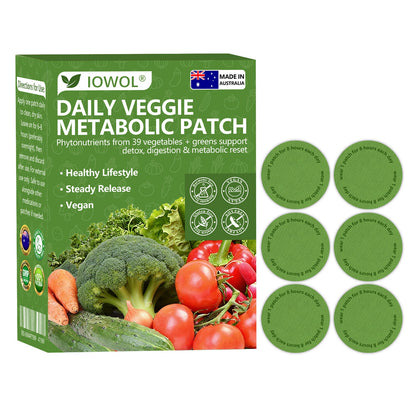 🥦𝐎𝐟𝐟𝐢𝐜𝐢𝐚𝐥 𝐒𝐭𝐨𝐫𝐞 | 𝐈𝐎𝐖𝐎𝐋® 𝐃𝐚𝐢𝐥𝐲 𝐕𝐞𝐠𝐞𝐭𝐚𝐛𝐥𝐞 𝐌𝐞𝐭𝐚𝐛𝐨𝐥𝐢𝐜 𝐏𝐚𝐭𝐜𝐡 𝐮𝐬𝐞𝐬 𝐨𝐫𝐠𝐚𝐧𝐢𝐜 𝐯𝐞𝐠𝐞𝐭𝐚𝐛𝐥𝐞 𝐞𝐱𝐭𝐫𝐚𝐜𝐭𝐬 𝐚𝐧𝐝 𝐩𝐡𝐲𝐭𝐨𝐧𝐮𝐭𝐫𝐢𝐞𝐧𝐭𝐬 𝐟𝐫𝐨𝐦 𝟑𝟗 𝐯𝐞𝐠𝐞𝐭𝐚𝐛𝐥𝐞𝐬 + 𝐠𝐫𝐞𝐞𝐧𝐬 𝐭𝐨 𝐬𝐮𝐩𝐩𝐨𝐫𝐭 𝐝𝐞𝐭𝐨𝐱, 𝐝𝐢𝐠𝐞𝐬𝐭𝐢𝐨𝐧 & 𝐦𝐞𝐭𝐚𝐛𝐨𝐥𝐢𝐜 𝐫𝐞𝐬𝐞𝐭, 𝐚𝐧𝐝 𝐛𝐨𝐨𝐬𝐭 𝐞𝐧𝐞𝐫𝐠𝐲 𝐟𝐨𝐫 𝐚𝐥𝐥-𝐝𝐚𝐲 𝐰𝐞𝐥𝐥𝐧𝐞𝐬𝐬.