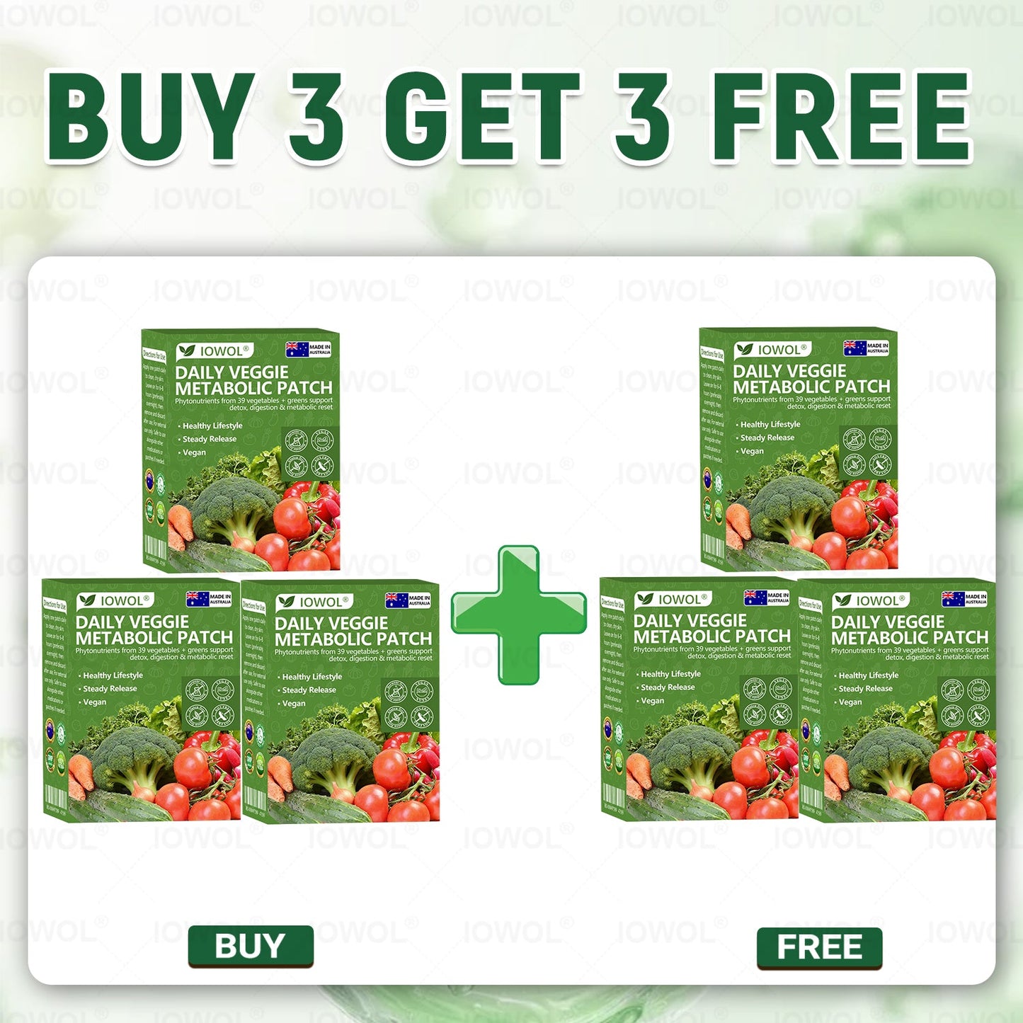 🥦𝐎𝐟𝐟𝐢𝐜𝐢𝐚𝐥 𝐒𝐭𝐨𝐫𝐞 | 𝐈𝐎𝐖𝐎𝐋® 𝐃𝐚𝐢𝐥𝐲 𝐕𝐞𝐠𝐞𝐭𝐚𝐛𝐥𝐞 𝐌𝐞𝐭𝐚𝐛𝐨𝐥𝐢𝐜 𝐏𝐚𝐭𝐜𝐡 𝐮𝐬𝐞𝐬 𝐨𝐫𝐠𝐚𝐧𝐢𝐜 𝐯𝐞𝐠𝐞𝐭𝐚𝐛𝐥𝐞 𝐞𝐱𝐭𝐫𝐚𝐜𝐭𝐬 𝐚𝐧𝐝 𝐩𝐡𝐲𝐭𝐨𝐧𝐮𝐭𝐫𝐢𝐞𝐧𝐭𝐬 𝐟𝐫𝐨𝐦 𝟑𝟗 𝐯𝐞𝐠𝐞𝐭𝐚𝐛𝐥𝐞𝐬 + 𝐠𝐫𝐞𝐞𝐧𝐬 𝐭𝐨 𝐬𝐮𝐩𝐩𝐨𝐫𝐭 𝐝𝐞𝐭𝐨𝐱, 𝐝𝐢𝐠𝐞𝐬𝐭𝐢𝐨𝐧 & 𝐦𝐞𝐭𝐚𝐛𝐨𝐥𝐢𝐜 𝐫𝐞𝐬𝐞𝐭, 𝐚𝐧𝐝 𝐛𝐨𝐨𝐬𝐭 𝐞𝐧𝐞𝐫𝐠𝐲 𝐟𝐨𝐫 𝐚𝐥𝐥-𝐝𝐚𝐲 𝐰𝐞𝐥𝐥𝐧𝐞𝐬𝐬.