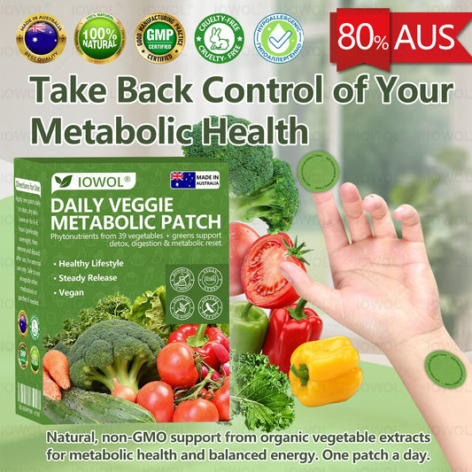 🥦𝐎𝐟𝐟𝐢𝐜𝐢𝐚𝐥 𝐒𝐭𝐨𝐫𝐞 | 𝐈𝐎𝐖𝐎𝐋® 𝐃𝐚𝐢𝐥𝐲 𝐕𝐞𝐠𝐞𝐭𝐚𝐛𝐥𝐞 𝐌𝐞𝐭𝐚𝐛𝐨𝐥𝐢𝐜 𝐏𝐚𝐭𝐜𝐡 𝐮𝐬𝐞𝐬 𝐨𝐫𝐠𝐚𝐧𝐢𝐜 𝐯𝐞𝐠𝐞𝐭𝐚𝐛𝐥𝐞 𝐞𝐱𝐭𝐫𝐚𝐜𝐭𝐬 𝐚𝐧𝐝 𝐩𝐡𝐲𝐭𝐨𝐧𝐮𝐭𝐫𝐢𝐞𝐧𝐭𝐬 𝐟𝐫𝐨𝐦 𝟑𝟗 𝐯𝐞𝐠𝐞𝐭𝐚𝐛𝐥𝐞𝐬 + 𝐠𝐫𝐞𝐞𝐧𝐬 𝐭𝐨 𝐬𝐮𝐩𝐩𝐨𝐫𝐭 𝐝𝐞𝐭𝐨𝐱, 𝐝𝐢𝐠𝐞𝐬𝐭𝐢𝐨𝐧 & 𝐦𝐞𝐭𝐚𝐛𝐨𝐥𝐢𝐜 𝐫𝐞𝐬𝐞𝐭, 𝐚𝐧𝐝 𝐛𝐨𝐨𝐬𝐭 𝐞𝐧𝐞𝐫𝐠𝐲 𝐟𝐨𝐫 𝐚𝐥𝐥-𝐝𝐚𝐲 𝐰𝐞𝐥𝐥𝐧𝐞𝐬𝐬.
